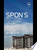 Spon's first stage estimating handbook Bryan Spain.