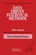 Data driven statistical methods / P. Sprent.