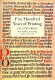 Five hundred years of printing / by S.H. Steinberg.