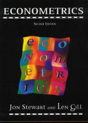 Econometrics / Jon Stewart and Len Gill.