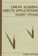 Linear algebra and its applications / Gilbert Strang.