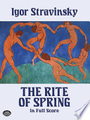 The rite of spring in full score / Igor Stravinsky.