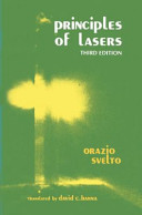 Principles of lasers / Orazio Svelto ; translated from Italian and edited by David C. Hanna.