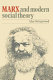 Marx and modern social theory / [by] Alan Swingewood.