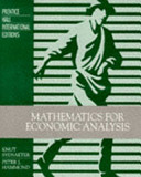Mathematics for economic analysis / Knut Sydsæter and Peter J. Hammond.