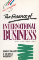 The essence of international business / James H. Taggart, Michael C. McDermott.