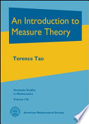 An introduction to measure theory / Terence Tao.