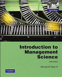Introduction to management science / Bernard W. Taylor III.