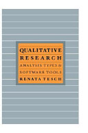 Qualitative research : analysis types and software tools / Renata Tesch.