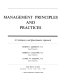 Management principles and practices : a contingency and questionnaire approach / (by) Robert J. Thierauf, Robert C. Klekamp, Daniel W. Geeding.