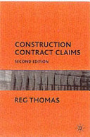 Construction contract claims / R.W. Thomas.