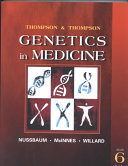 Thompson & Thompson genetics in medicine.