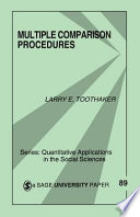 Multiple comparison procedures / Larry E. Toothaker.