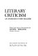 Literary criticism : an introductory reader.