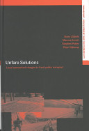 Unfare solutions : local earmarked charges to fund public transport / by Barry Ubbels ... [et al.].