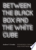 Between the black box and the white cube expanded cinema and postwar art / Andrew V. Uroskie.