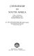 Censorship in South Africa : being a commentary on the application of the Publications Act / J.C.W. van Rooyen.