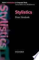 Stylistics / Peter Verdonk.