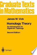 Homology theory : an introduction to algebraic topology / James W. Vick.