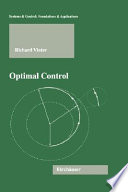 Optimal control / Richard Vinter.