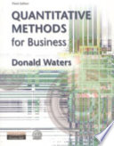 Quantitative methods for business / Donald Waters.
