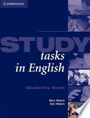 Study tasks in English / Mary Waters, Alan Waters.