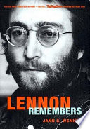 Lennon remembers / Jann Wenner.