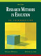 Research methods in education : an introduction / William Wiersman, Stephen G. Jurs.