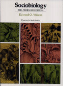 Sociobiology / Edward O. Wilson.