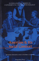 Assertion and its social context / Keithia Wilson and Cynthia Gallois.