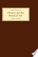 Chaucer and the poems of 'Ch' : in University of Pennsylvania MS French 15 / James I. Wimsatt.