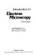 Introduction to electron microscopy / by Saul Wischnitzer.