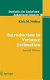 Introduction to variance estimation / by Kirk M. Wolter.