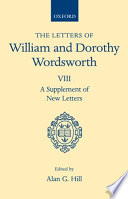 The letters of William and Dorothy Wordsworth edited by Alan G. Hill.