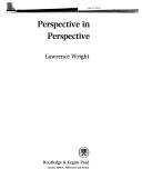 Perspective in perspective / Lawrence Wright.