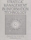 Strategic management in information technology / David B. Yoffie.