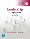 Leadership in organizations Gary Yukl, William L. Gardner, III.
