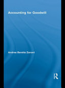 Accounting for goodwill / Andrea beretta Zanoni.